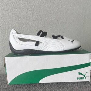 PUMA White and Black Sneakers